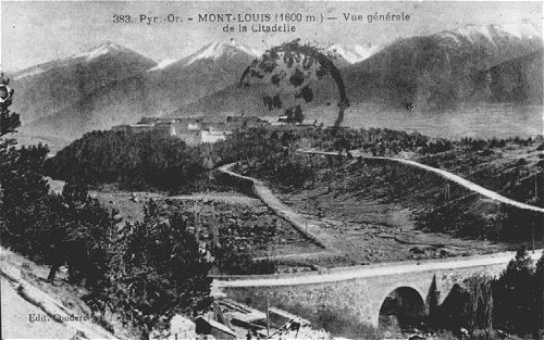 Mont-Louis vu de Fetges