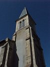 clocher de l'&eacute;glise de La Cabanasse