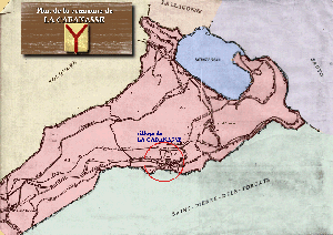 plan de la commune de La Cabanasse